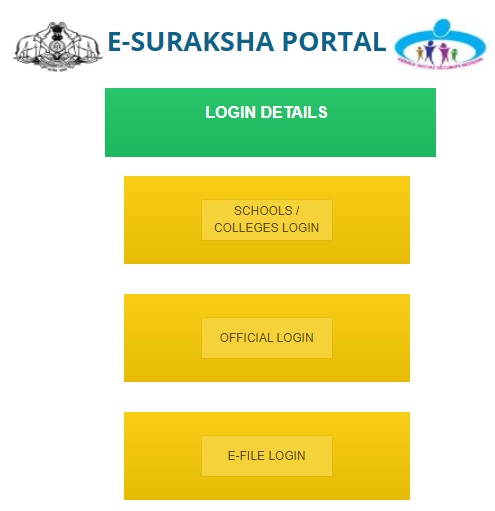 E Suraksha Portal Website kssm.ikm.in Application Status, Citizen Login