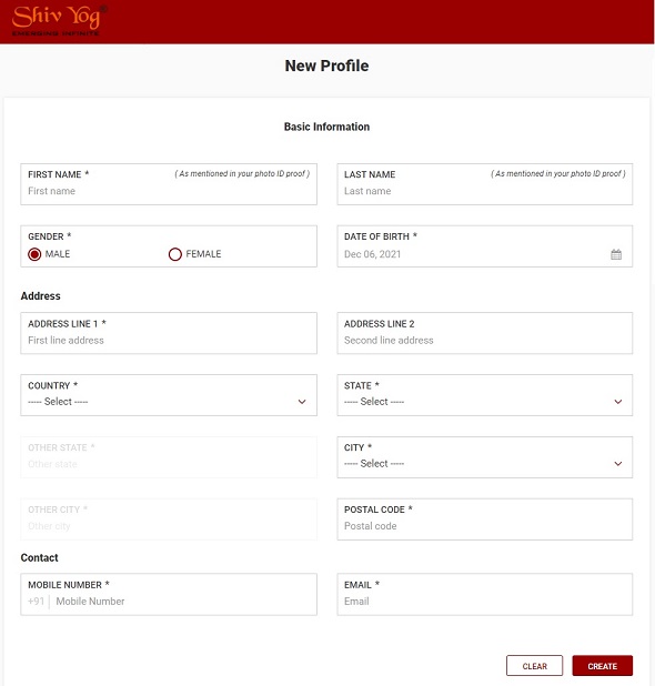 Shivyog Portal Online Registration