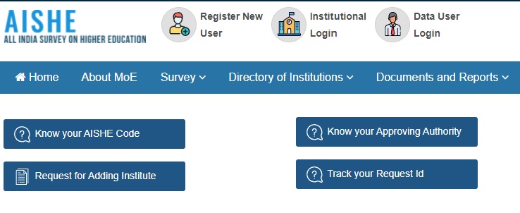 [aishe.gov.in] AISHE Portal Registration Code Login, Certificate Download, Survey Last Date