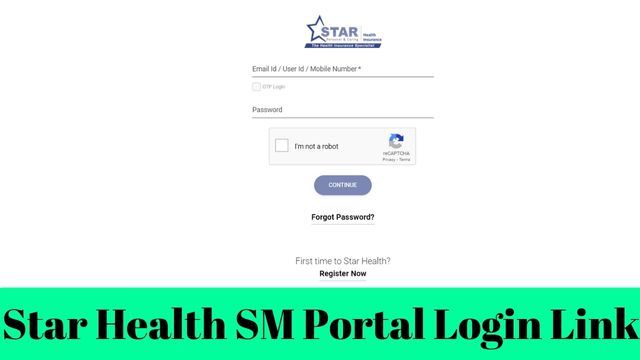 Star Health SM Portal Login Link